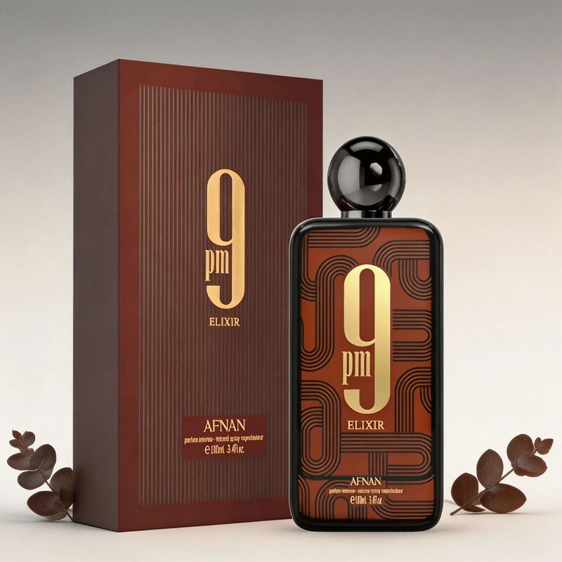 Afnan 9pm Elixir Men's EDP 3.4oz, Bold Spicy Oriental & Leat Afnan 9pm Elixir Men's EDP 3.4oz, Bold Spicy Oriental & Leat
