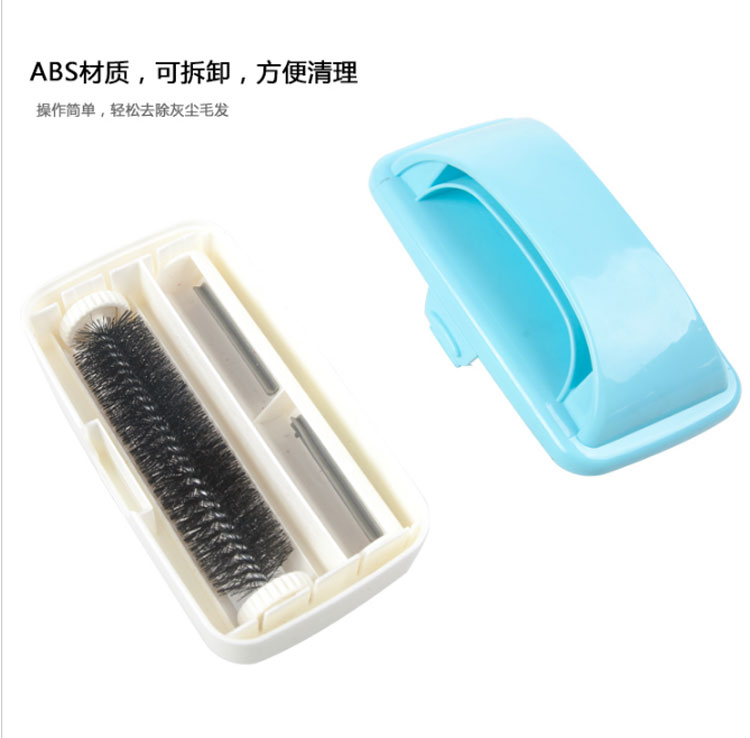 Dễ dàng để đi vụn tóc dính Artifact đôi lăn dính lông bàn chải lông bụi lăn con lăn đa chức năng quần áo gia đình làm sạch bàn chải - Hệ thống giá giặt máy cắt lông áo