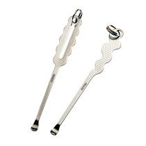 Bo friend metal earpick ear spoon picking tool set accessories do not shine do not see old ear spoon ear ear artifact