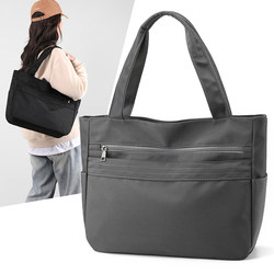 ຖົງແມ່ຍິງ 2024 ໃຫມ່ Nylon Bag ຄວາມອາດສາມາດຂະຫນາດໃຫຍ່ Tote Bag Oxford Cloth Handbag Fashion Shoulder Bag Commuting Large Bag