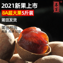 Fujian Putian specialty dried longan with shell 5kg bulk bubble 8A new 5*500g longan dry