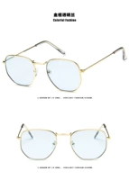 Золотая рама прозрачная синяя