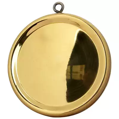 Copper mirror retro pure copper open light pure copper gossip mirror concave mirror convex mirror double mirror copper mirror display