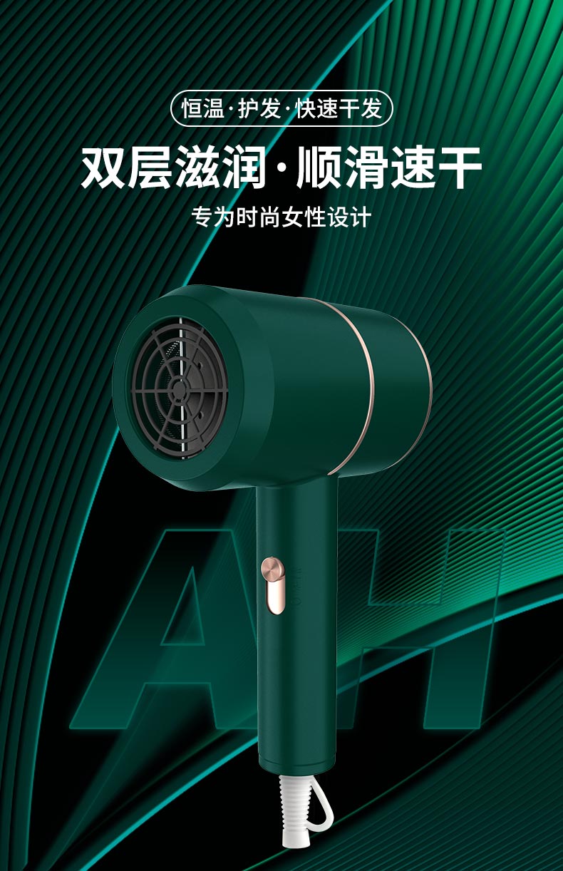 静音 家用大功率负离子吹风机 图1