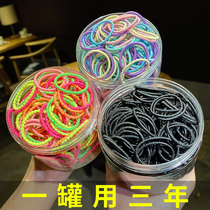 Color canned small Hairband high elastic rubber band women tie hair rope durable not hurt hair simple Korean hair rope