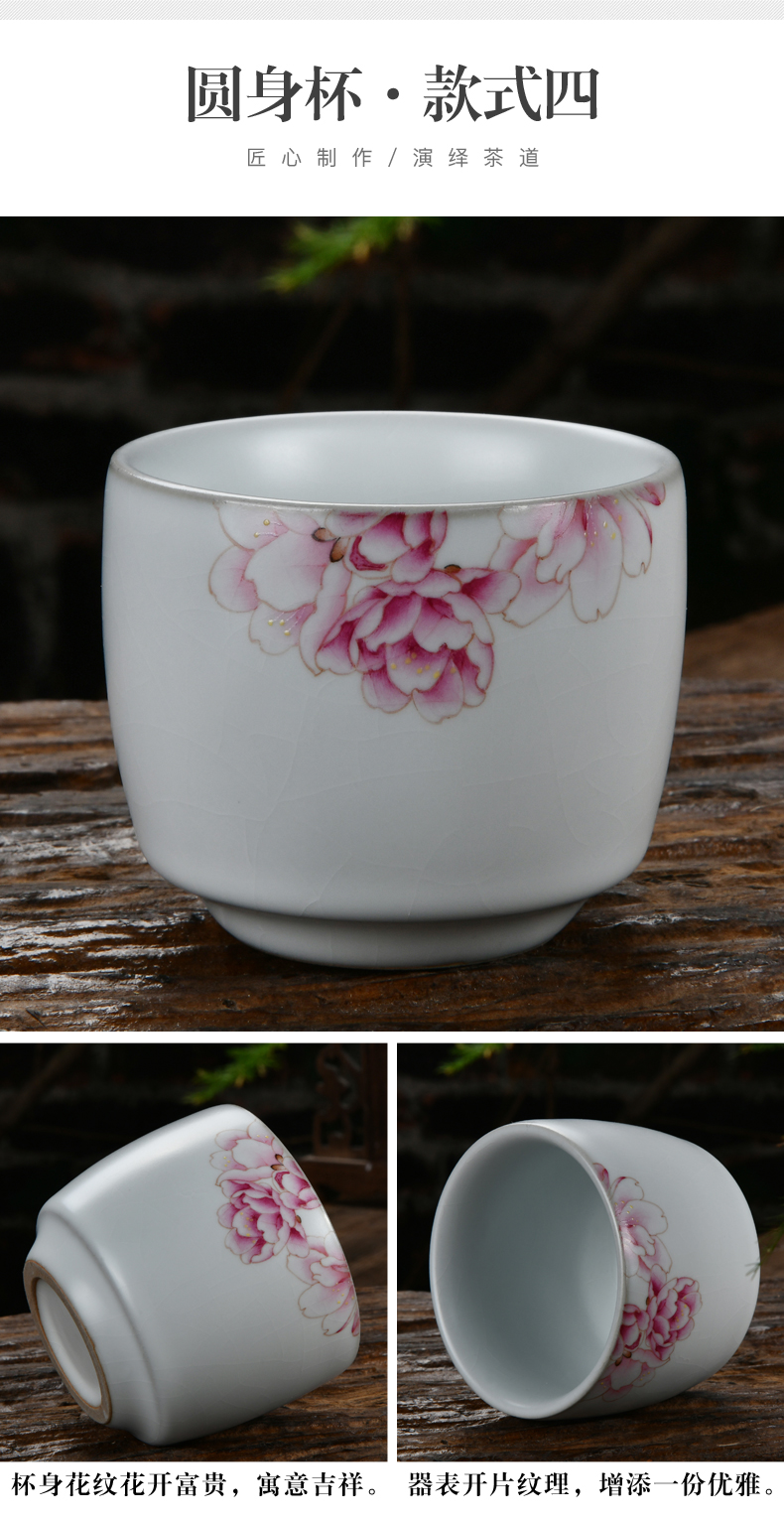 Your up hand - made with xu ink cup master cup sample tea cup tea cups dehua kung fu tea set ceramic cup