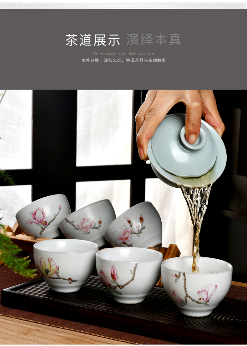 Xu ink your up hand - made use koubei sample tea cup masters cup tea cups dehua kung fu tea set ceramic cup