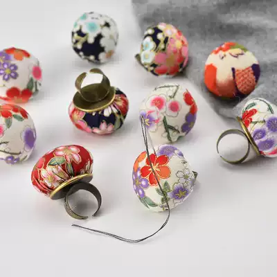 Come posture needle insert bag ring RETRO tool needle fabric sewing bag cross stitch storage diy needle tie and wind