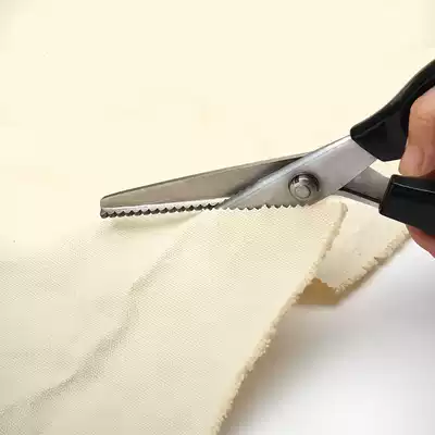 Triangle wave lace scissors dog tooth scissors pattern fabric sawtooth scissors art handmade DIY cloth sample tailor scissors