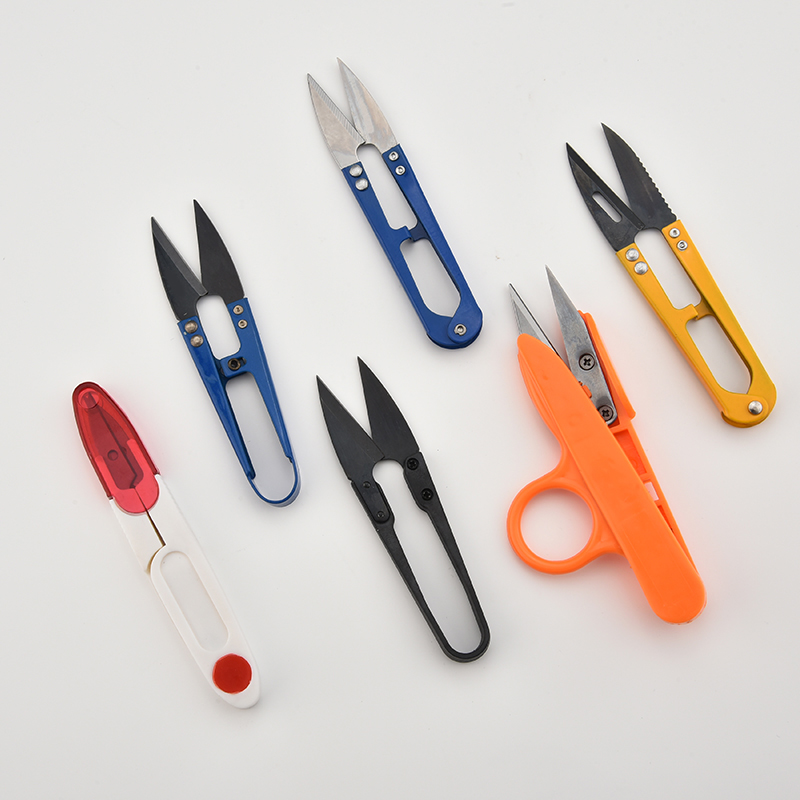 Yarn scissors, spring scissors, cross stitch, U-shaped scissors, high carbon small scissors, large yarn scissors, small clip scissors