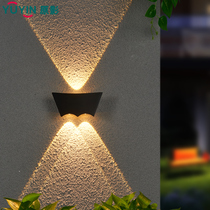 Wall lamp led outdoor waterproof external wall Upper And Lower Spotlight Outdoor Wash Wall Lamp Balcony Stairs Ultra Bright Courtyard Wall Lamp