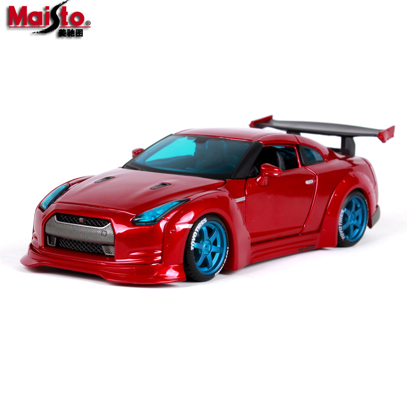 New 1-24 Mercedes Tunian GTR emulated retrofit alloy car model car model vehicle swing piece