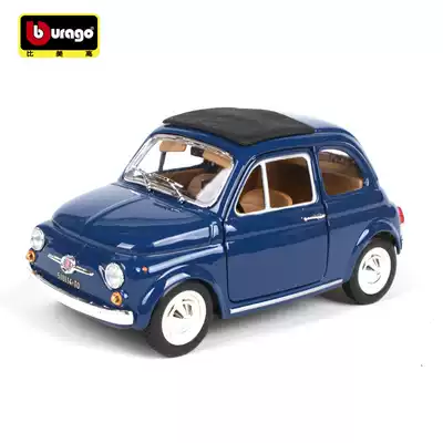 The original factory is higher than the United States 1965 Fiat 500F simulation alloy car model Fiat car model car ornaments
