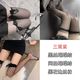 Sexy stockings fishnet stockings black silk sexy uniform bow rompers lace edge summer thin mid-calf socks for women