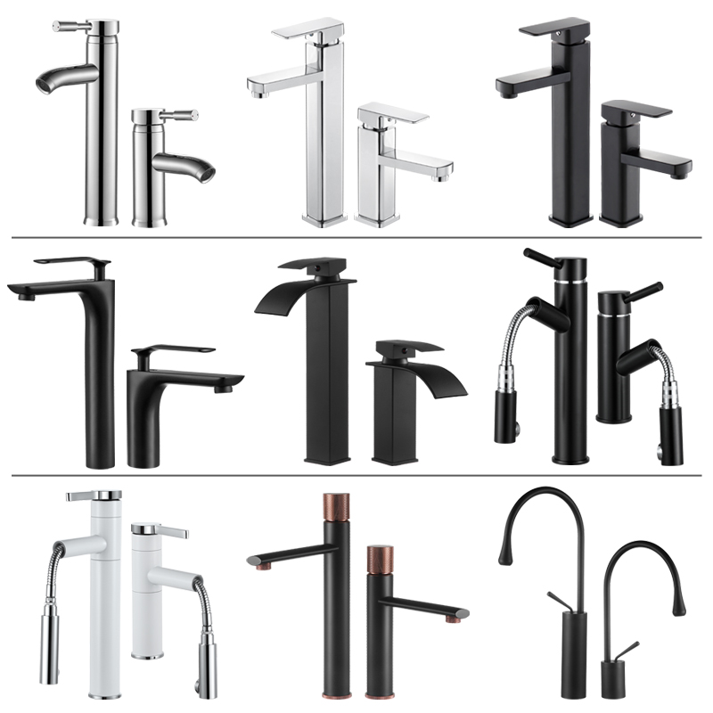 Tap hot and cold home dressing room washbasin washbasin onstage basin pool Single-hole pull-out face basin tap