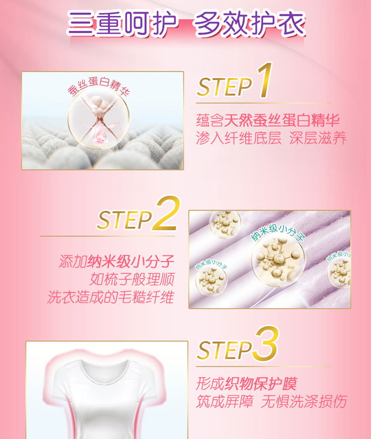 天猫超市 金纺 樱花衣物护理柔顺剂 17斤 图7