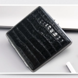 20 Портативные высокие сигаретные ящики мужская кожаная анти -дапюрная анти -мостера -сигаретные личностные подарочные зажимы сигарет сигарет