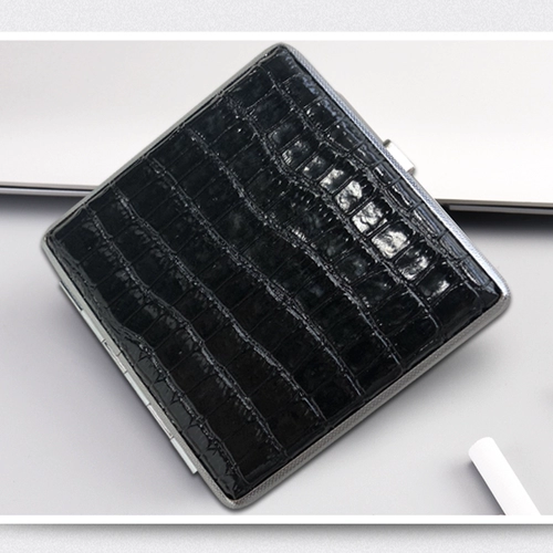 20 Портативные высокие сигаретные ящики мужская кожаная анти -дапюрная анти -мостера -сигаретные личностные подарочные зажимы сигарет сигарет