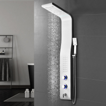 Farnpu Stainless Steel Shower Screen Shower Set Shower Screen Shower Front Hanging Wall Shower Faucer