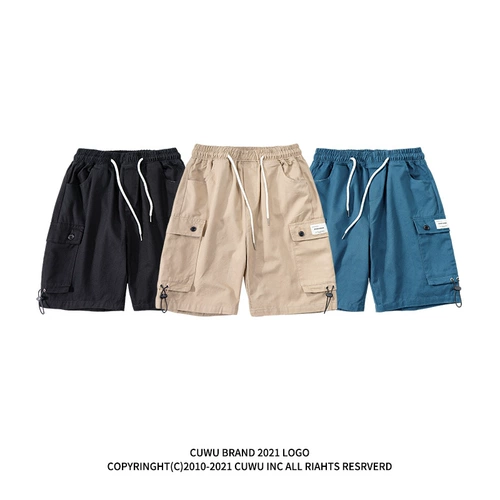 cuwu Брендовые японские ретро штаны, летние шорты для отдыха, европейский стиль, сезон 2021