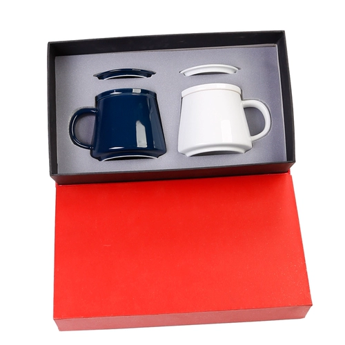 Пара стакана пара керамических чашков кружки с крышкой фильтровая чайная вода разделение чай чай