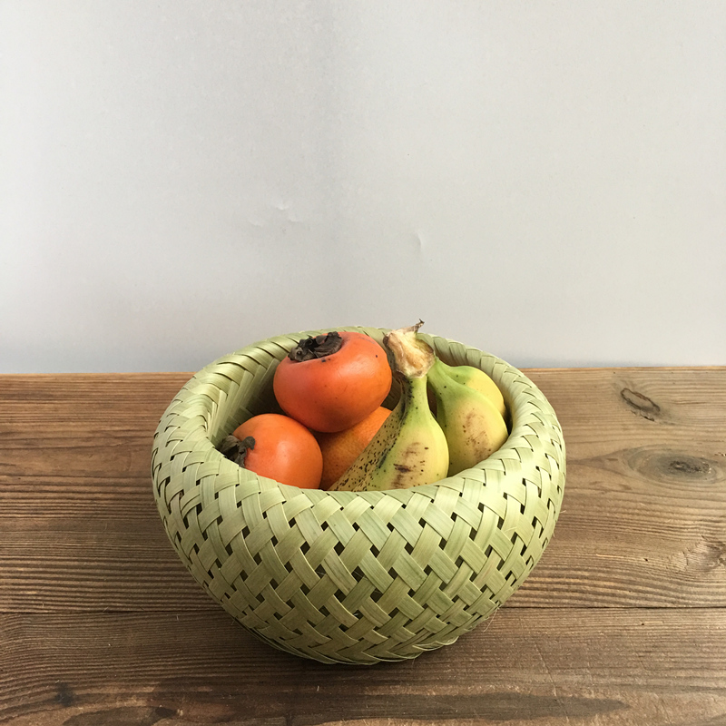 Bamboo woven basket Bamboo Basket Bird Nest Bamboo Products Farmhand Handmade Fruit Basket Domestic Snack Basket Steamed Buns