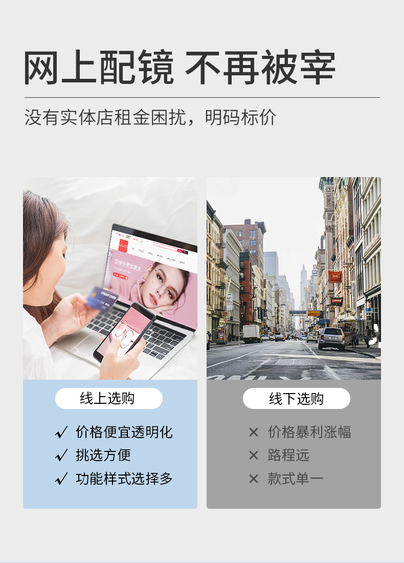 乐申 超轻9g纯钛眼镜 0-600度免费配 图3