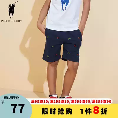 polo sport Children's clothing boys shorts Children's sports embroidery pants summer all-match summer casual pants