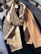 2025 new scarf for women, thickened and warm in winter, Korean style imitation cashmere long shawl, dual-purpose, versatile internet celebrity model