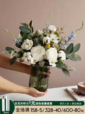 Zhi Meijia ins simple light luxury simulation flower table flower simple bouquet dry flower fake flower decoration flower living room decoration