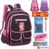 Girls School Bag 2019 New Fashion Big Kids Gói 1-3-6 Lớp cô gái 6-12 tuổi giảm. 