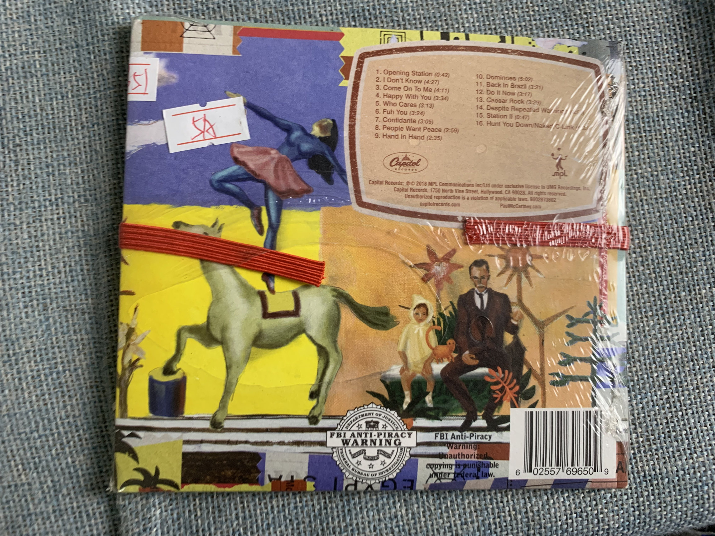 O версия нераспечатанная Пол Маккартни Paul McCartney Egypt Station CD Изображение 1