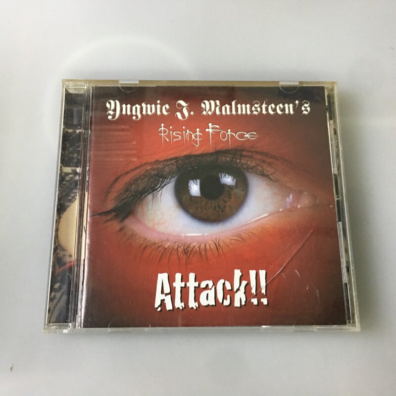 Версия R Ингви Дж. На диске Malmsteen-Rising Force есть боковая этикетка Изображение 1