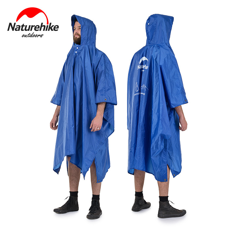 Nh Portable Outdoor Rain Poncho for Hiking, Trekking, Full-Body 3-in-1 Tarp, Ground Mat, Cycling, Travel, Rainproof Nh Portable Outdoor Rain Poncho for Hiking, Trekking, Full-Body 3-in-1 Tarp, Ground Mat, Cycling, Travel, Rainproof