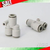 Pneumatic three-way straight KQ2T KQ2T KQ2U KQ2U KQ2H04-00 KQ2H04-00 06-00 08-00 08-00 10-00