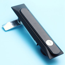 Flat single-point waterproof dust-proof lock bar flat lock equipment cabinet door case lock black XAT23-A B