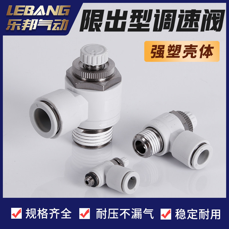 AS1201F 2201 3201 Cylinder speed control valve adjustment M3 01 02M5-04S06S08S10S06