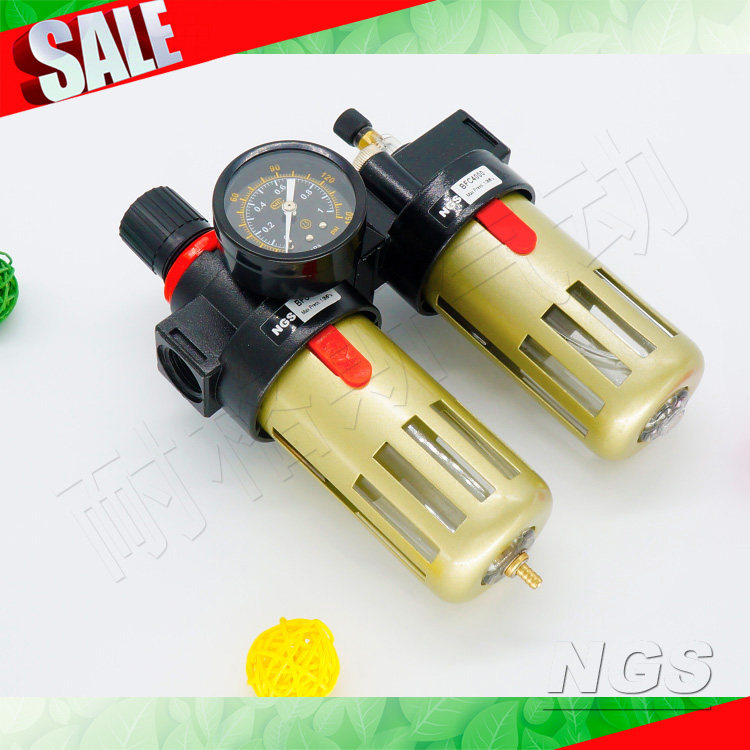 Air Pump Air Gas Source Processor Two Union Pieces BFR BL Oil-Water Separator BFC2000 3000 4000