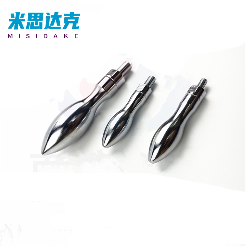 HAB81-M6 HAB81-M6 M8 M8 M12 M12 HAB83 HAB83 curved turning handle external thread iron plated chrome handle