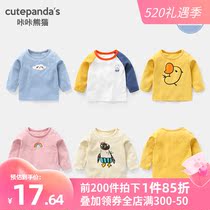 Baby clothes long sleeves T-shirt boy spring spring clothing baby girl child toddler toddler child toddler Y3988