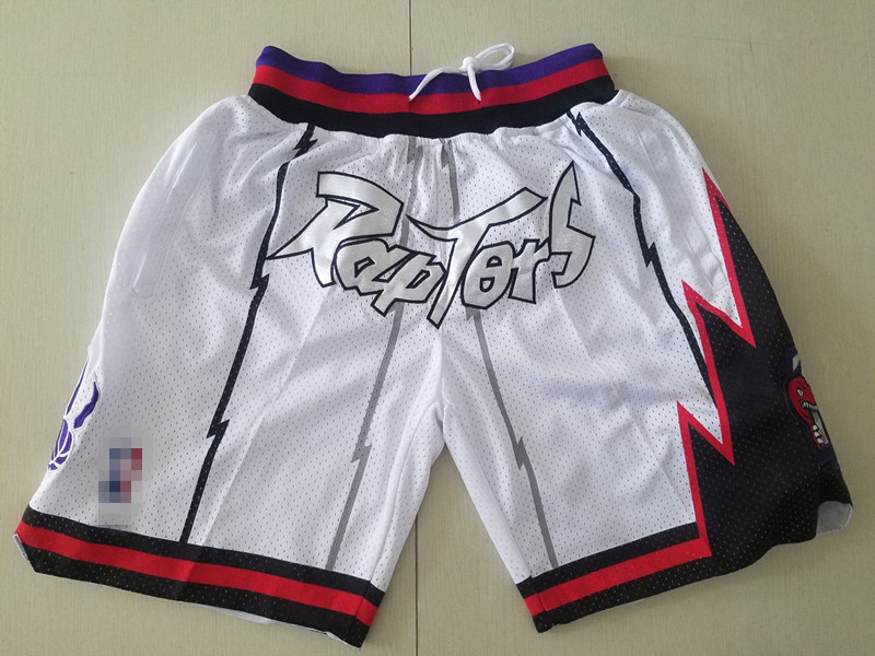 Raptors & White & Soccer PantsMagic bull Lakers James Kobe Soccer pants American style Retro Basketball motion Embroidery Capris Miami Heat shorts