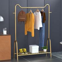 Clothes rack Floor-to-ceiling household indoor bedroom single-pole dormitory with students drying clothes storage shelf Hanging rack