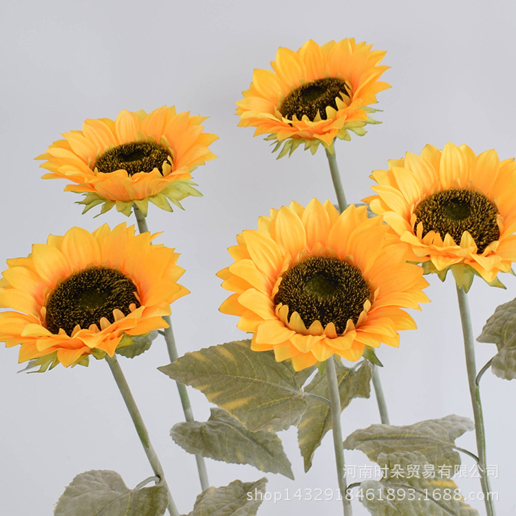 Simulation Bouquet Sunflower Sunflower Dance Props Indoor Home Dining Room TV Cabinet Decoration