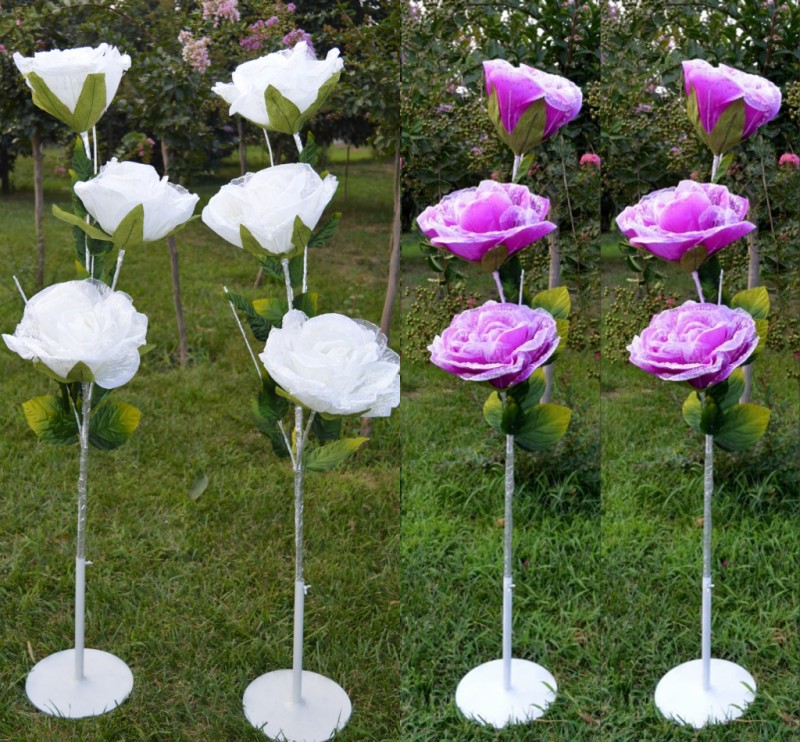 Factory direct sales Wedding road leading roses Wedding scene decoration with flowers shop window decoration flowers