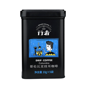 咖啡4种口味手冲现磨黑咖啡5片罐装