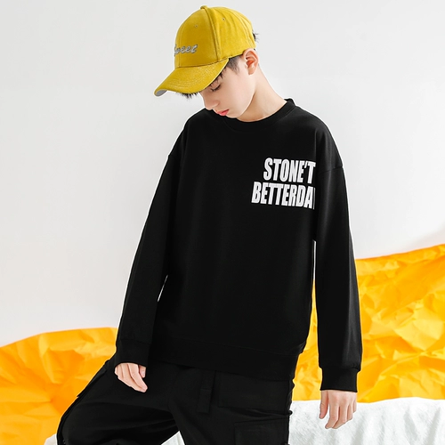 Детская летняя одежда, трендовая осенняя толстовка, в корейском стиле, коллекция 2021, в западном стиле, 14 лет, подходит для подростков