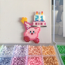 Handmade diy spelling beans 3D three-dimensional fusion beans kindergarten children spelling beans puzzle educational toys for boys and girls