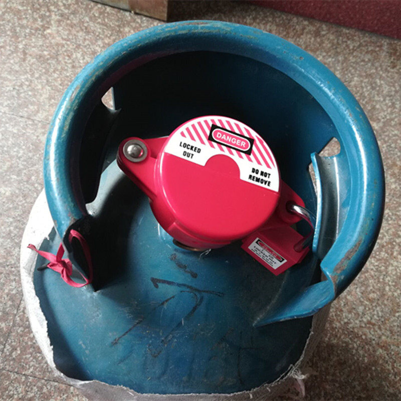 Gas tank anti-theft lock standard gate valve lock valve handwheel lock with water pipe valve safety switch lock tagout lock