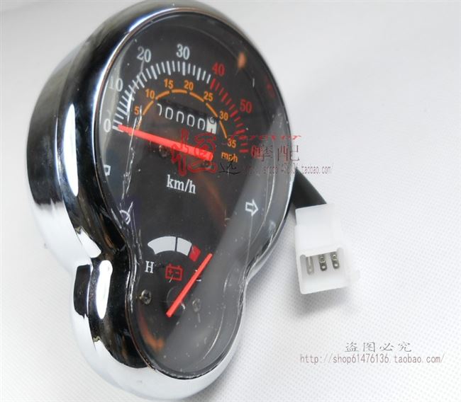 Rùa nhỏ trong nước Phiên bản châu Âu Yulong rùa nhỏ vua Xe máy điện xe máy lắp ráp đồng hồ đo Bảng đồng hồ xăng - Power Meter đồng hồ xe wave điện tử