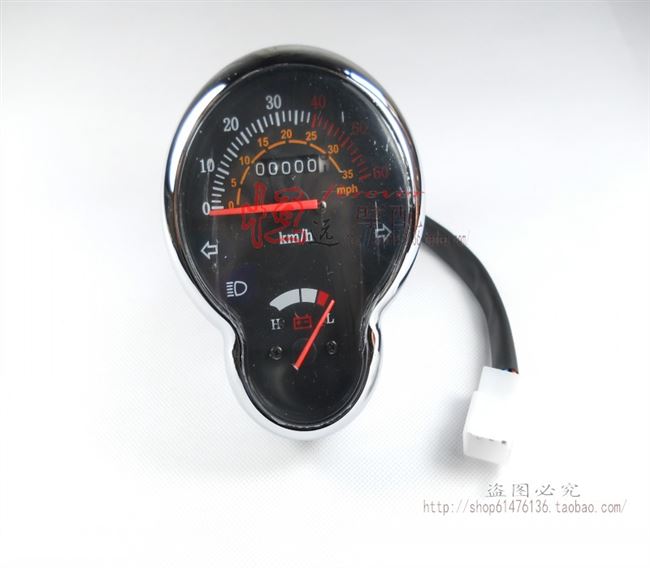 Rùa nhỏ trong nước Phiên bản châu Âu Yulong rùa nhỏ vua Xe máy điện xe máy lắp ráp đồng hồ đo Bảng đồng hồ xăng - Power Meter đồng hồ xe wave điện tử